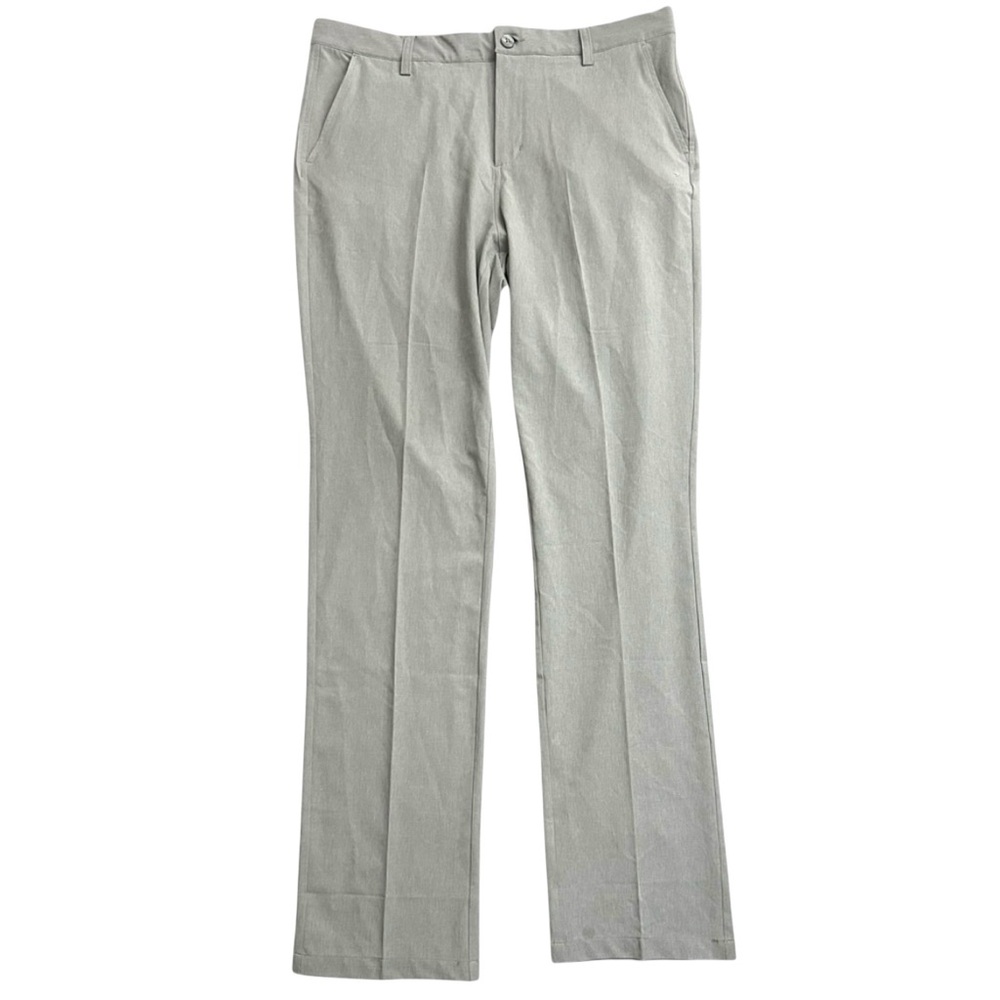 1764 Signature Men’s‎ Wilkes Golf Pants Sleet Gray 38x34 Performance Flat Front